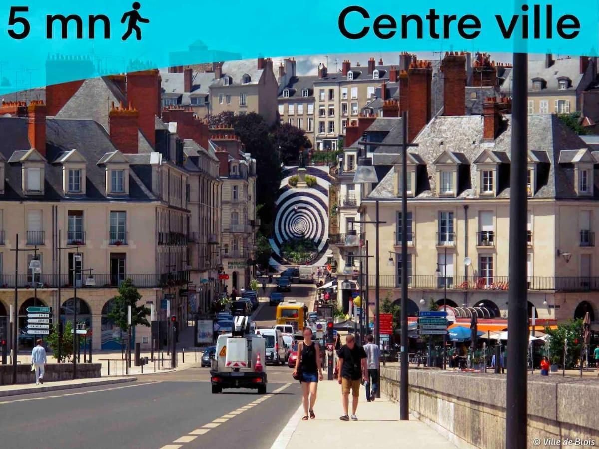 Appart Sweet Hyper Centre 5Min Chateau Et Gars Blois Exterior foto